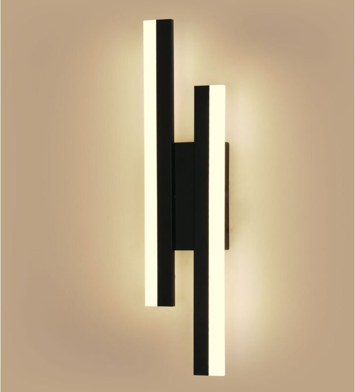 Comely - LED-Innenwandleuchte, 16W Modernes 3000K Warmes Licht, Acryl Schwarz für Schlafzimmer, Wohnzimmer, Flur, Treppe...