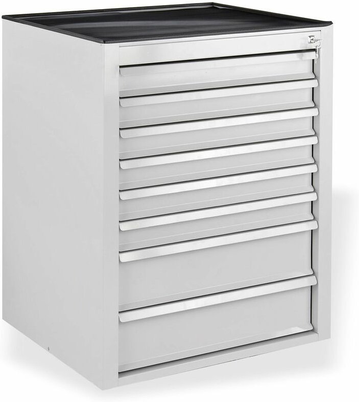 Thumbnail - Schubladenschrank 8 sl mammut Komplett ral 7035 Metallschrank Büroschrank - ADB