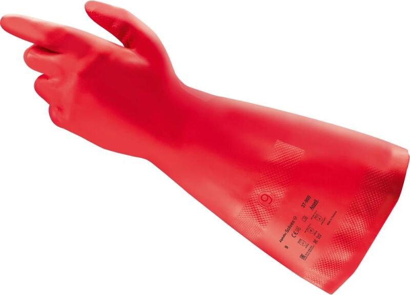 12 Paar Chemikalienschutzhandschuh AlphaTec Solvex 37-900 Gr. 9