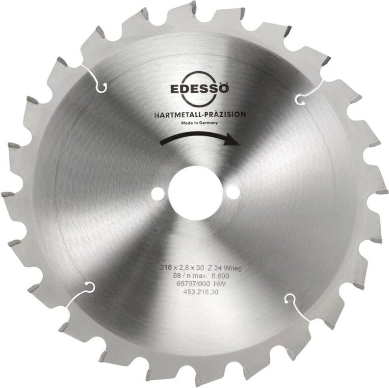Hw Kreissägebl. Präz. 216x2,8x30mm Z24 W-neg.