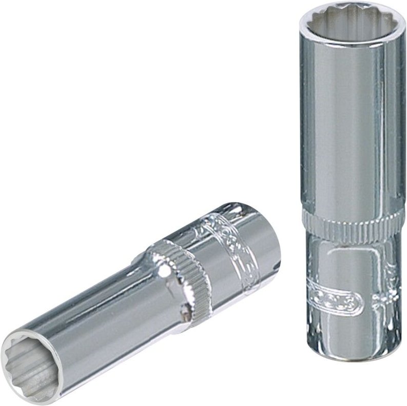 KS Tools 3/8 CHROMEplus 12-kant-Stecknuss, lang, 9 mm