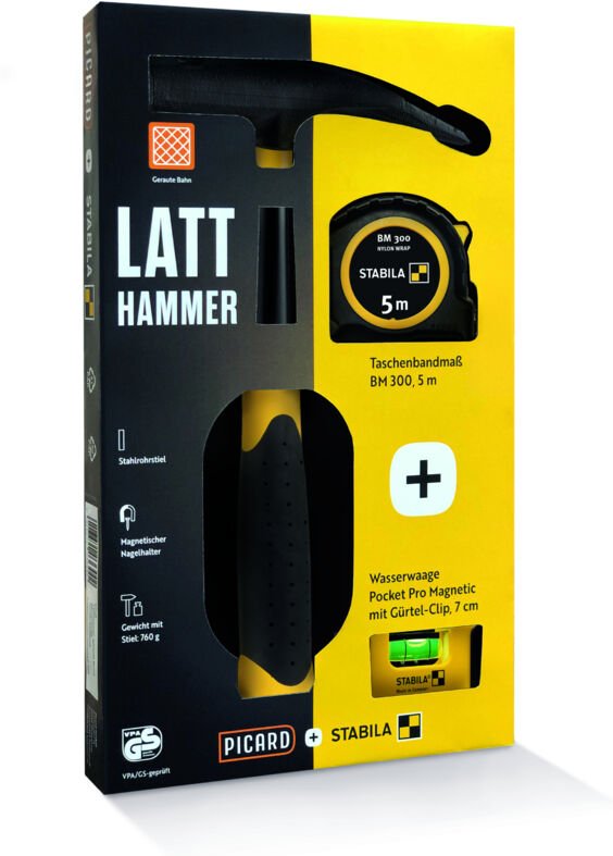 Picard - x stabila Latthammer & stabila bm 300 5m & Pocket pro Magnetic