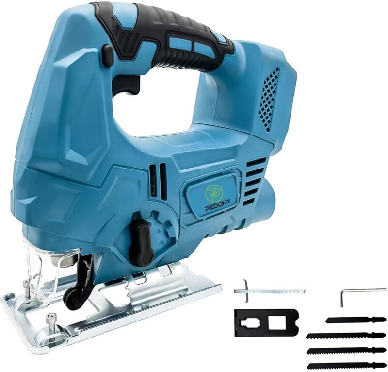 Puzzle Säge, elektrisch versiegelte Akku-Schneidemaschine 4-Gang 45°-Pendel, verwendet für Holz und Metall (ohne Batteri...