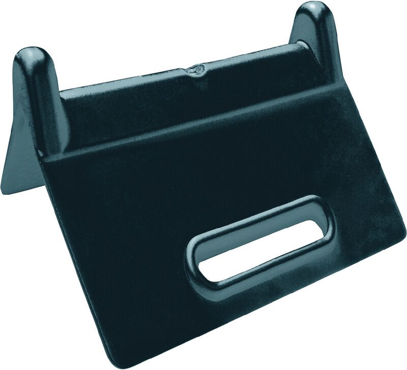 Kantenschutzwinkel Schenkel-L.90x90 mm schwarz m.Schlitz 4 St./Set Dolezych