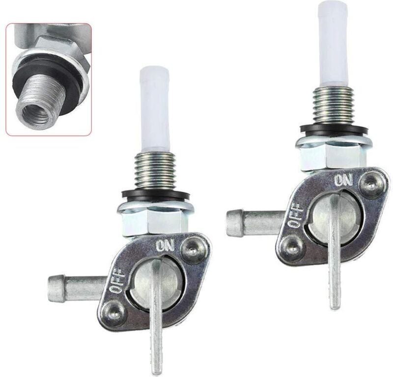 2 Stück M10 x 1,25 Benzingenerator-Kraftstofftankhahn, Kraftstoffpumpe, Gastank, Kraftstoffumschaltventil 950