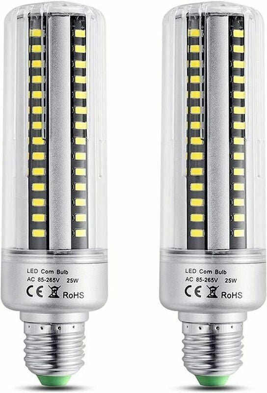 E27 25W LED-Glühbirne Warmweiß 3000K, 2500LM hohe Helligkeit, entspricht 200W Halogenlampe, nicht dimmbar, E27 LED-Decke...