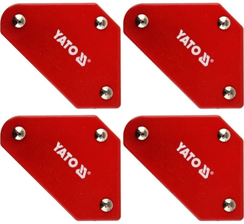 Yato - set mit 4 magnetischen winkelschweissgeräten mini YT-08677