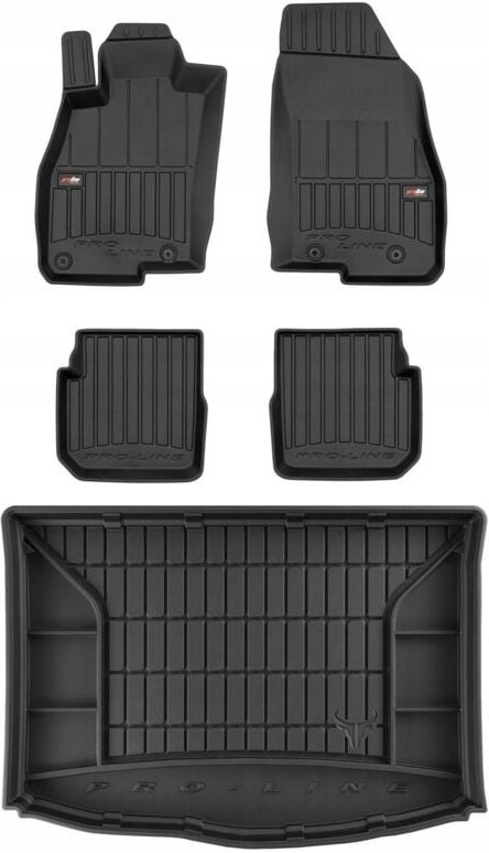 3D SET Gummimatten und Fußmatten Alfa Romeo Mito Fließheck 2008-2018