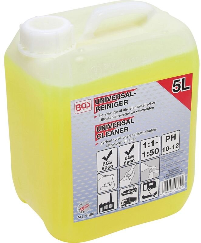 Bgs Technic - Universal-Reiniger 5 l für Hochdruckreiniger und Ultraschallreiniger