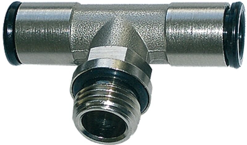 T-Einschraubverschr. »value line« drehbar G1/4 a. ms vern. Ø10mm - Riegler