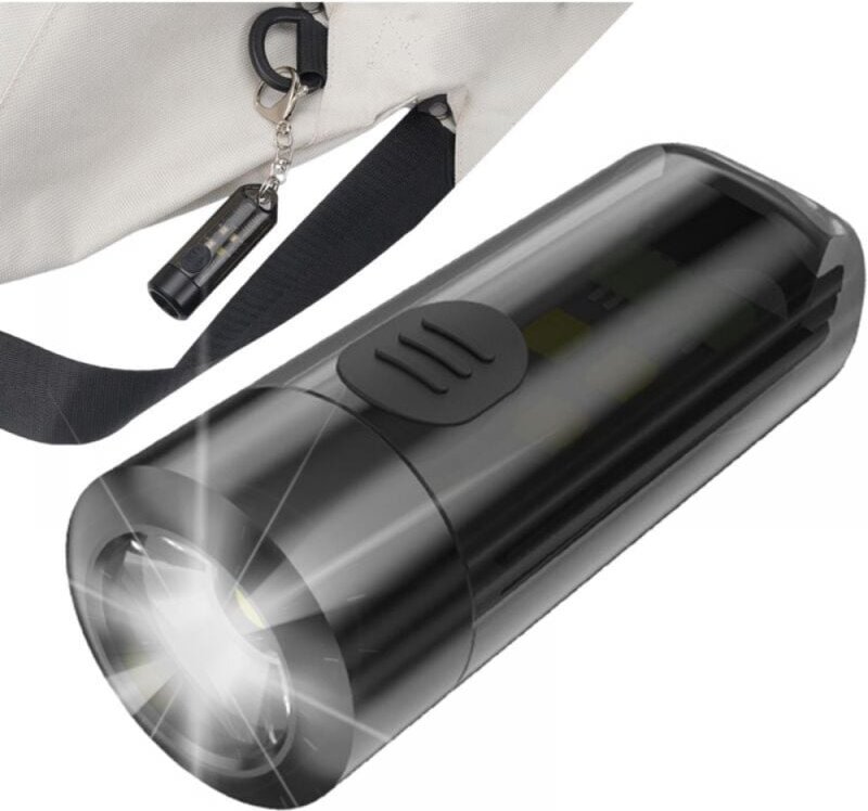 Multifunktionale Taschenlampe, USB-aufladbare Taschenlampe, leichte Taschenlampe, Outdoor-Taschenlampe