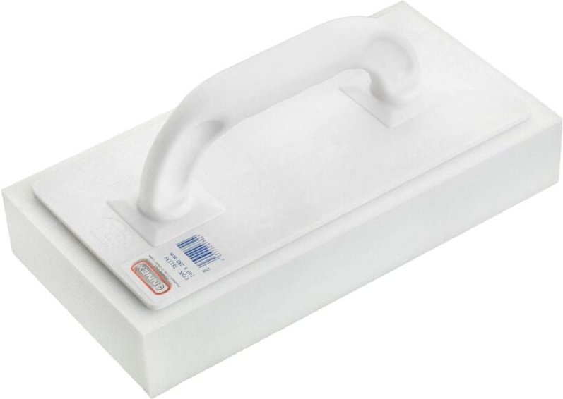 Reibebrett 14 x 28 cm Kunststoff mit Schaumstoffauflage Fliesenwerkzeug