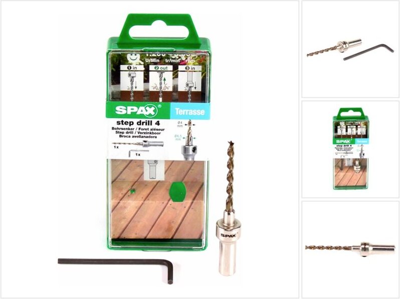 SPAX Bohrsenker step drill 4 mm, 1 Stück - 5000009186049