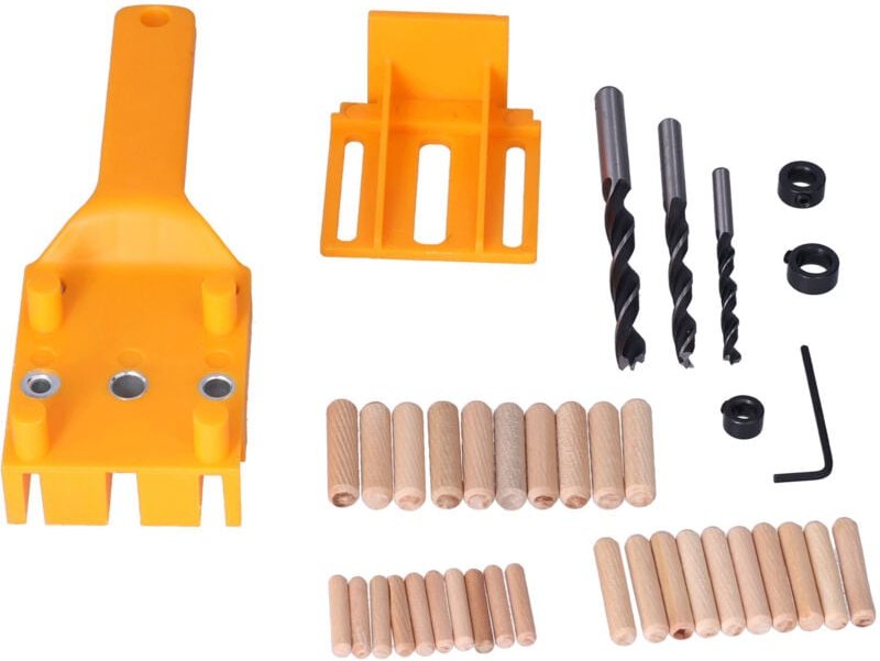 ABS Orange Impact Handdübelvorrichtungssatz Schnelle Holzdübelvorrichtungen für die Holzbearbeitung