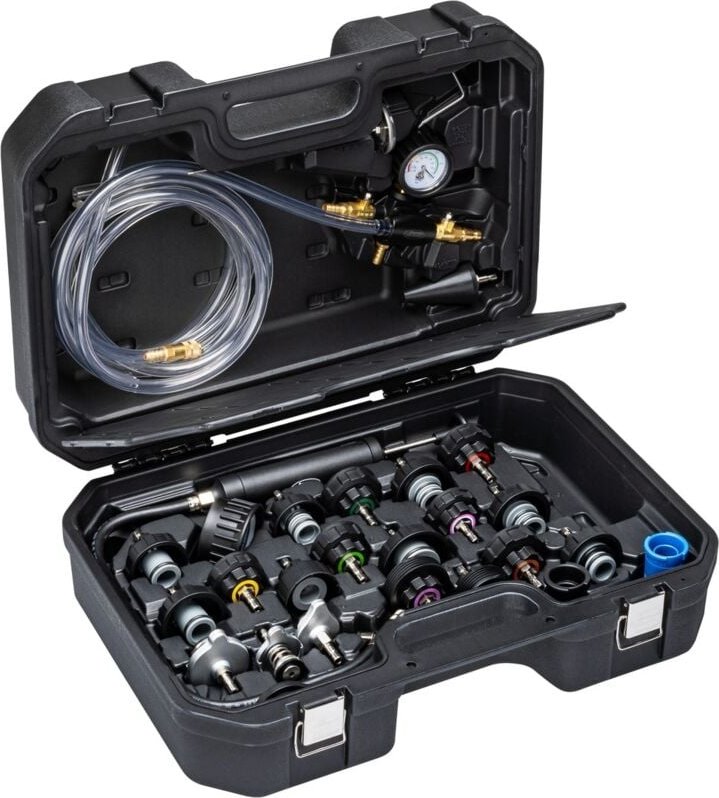 Kühlsystem-Diagnose Satz, Anzahl Werkzeuge: 28, Art.Nr. V1963/28 - Vigor