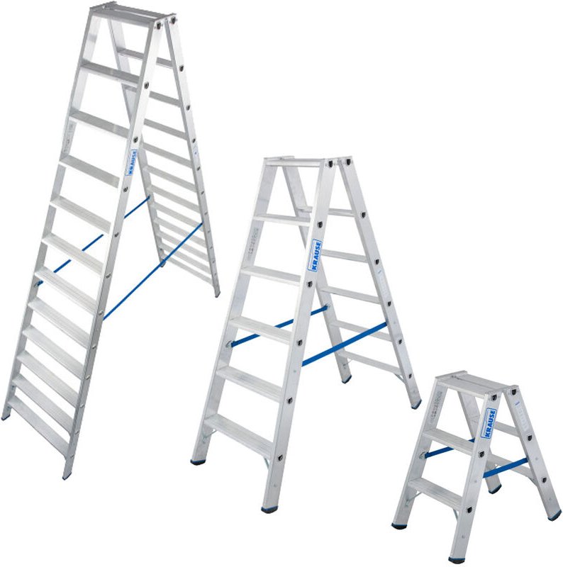 KRAUSE STABILO Professional Stufen-DoppelLeiter 2x3 Stufen