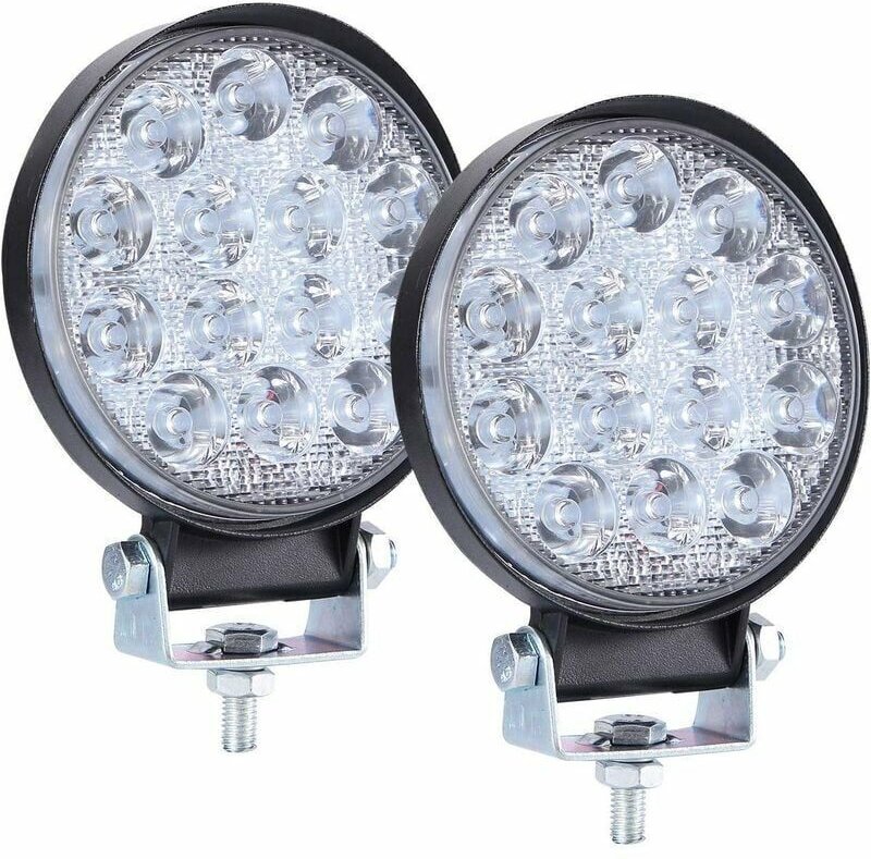 12V 140W 4" LED-Arbeitsscheinwerfer, LED-Spot-Flutlicht, LED-Nebelscheinwerfer, 6000K, 14000LM, Arbeitsscheinwerfer für ...