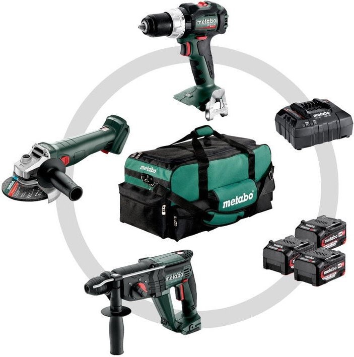Metabo Combo Set 3.1 18V 3er Pack mit Transportkoffer