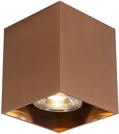 Design-Aufbaustrahler Kupfer GU10 50mm - Qubo