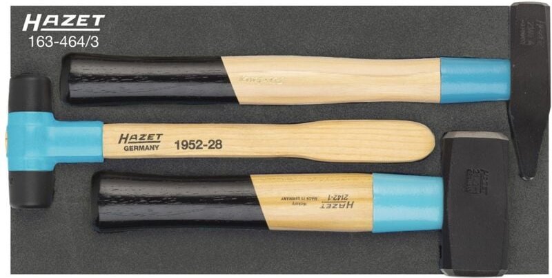 Hammer Satz, Anzahl Werkzeuge: 3 - Hazet