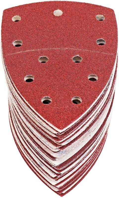 60 Blatt Dreiecksschleifpapier, Mausschleifpapier, Deltaschleifer, 105 x 152 mm, Körnung 10 x P40/60/80/120/180/240