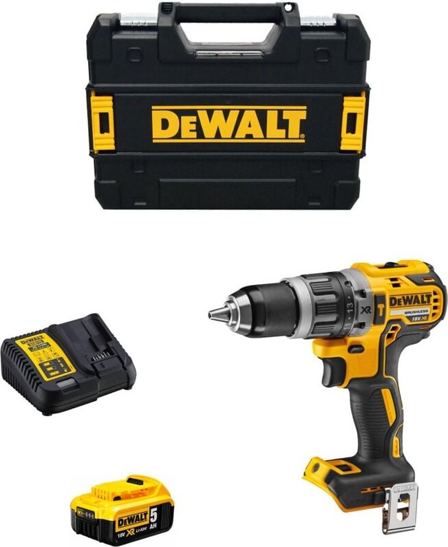 Schlagbohrschrauber Dewalt DCD796P1 (1 x 5,0 Ah + DCB115 + tstak ii)