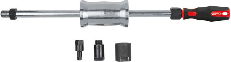KS Tools M27+M17+10mm Injektoren-Auszieher-Satz mit 1,5 kg Schlaggewicht, 4-tlg - 152.1275