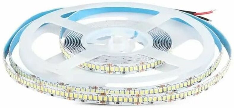 V-tac - LED-Streifen SMD2835 18W/m 5m 238 LED/m 135LM/W 24V Kaltweiß IP20 10mm