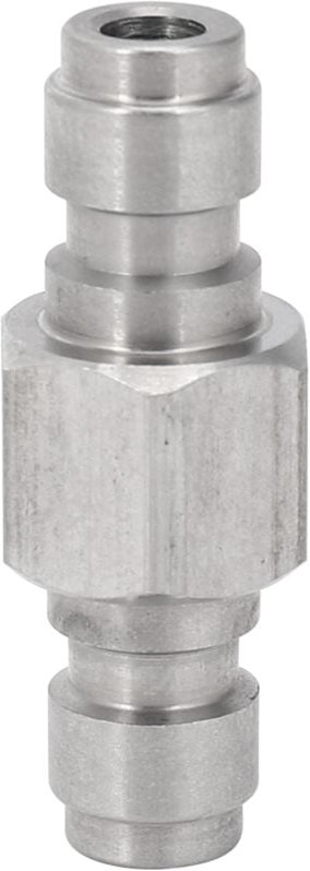 Farbe Ball Luft Pcp Beidseitig Stecker Schnell Kupplungs Adapter Edelstahl Doppel FüLl Nippel