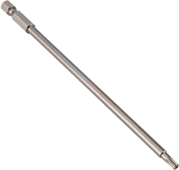 1/4-Zoll-Schaft T20 Magnetischer Torx-Sicherheitsschraubendreher-Bit 150 mm lang