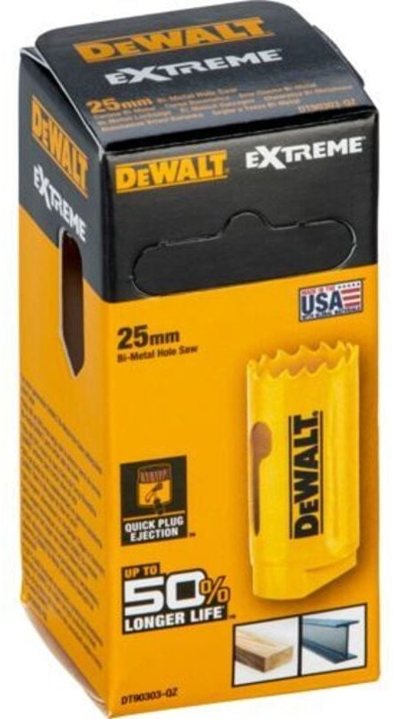 Lochsäge Bi-Metall Extreme 25mm DT90303 - Dewalt