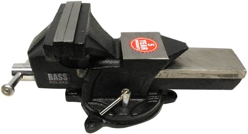 Drehbarer Schlosserschraubstock mit Amboss 5"", Stahl