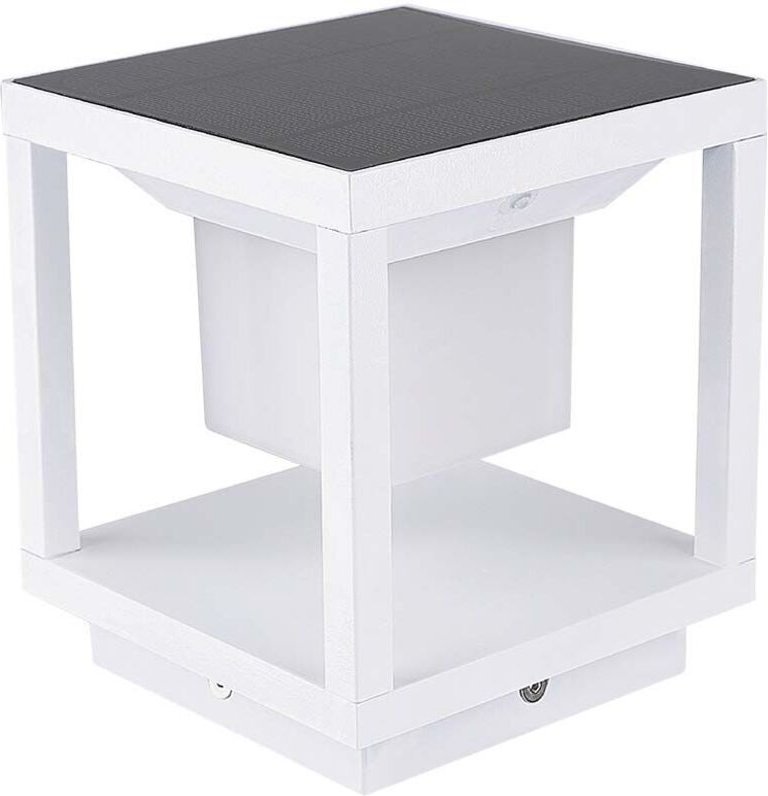 V-TAC 2W quadratisches Solar-LED-Außenlicht mit Pir-Bodenbewegungssensor Farbe weiß 3000k IP65 sku 6806