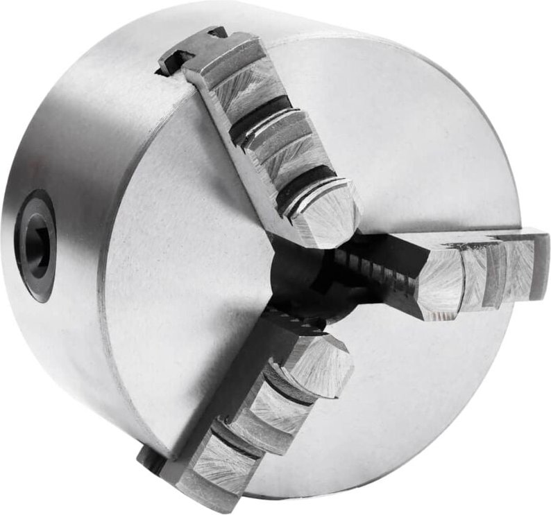 3-Backen-Drehfutter Selbstzentrierend 100 mm Stahl - Vidaxl