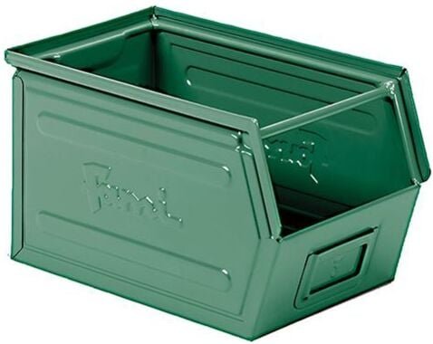 Stahlbehälter mm B=200 T=350 H=200 Gr.3 Grün Ral6011