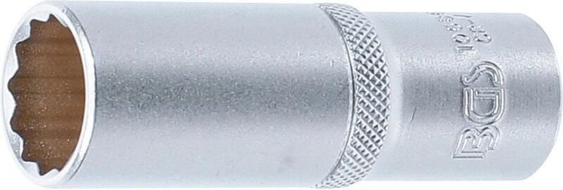 Bgs Technic - Steckschlüssel-Einsatz Zwölfkant, tief Antrieb Innenvierkant 12,5 mm (1/2') sw 19 mm