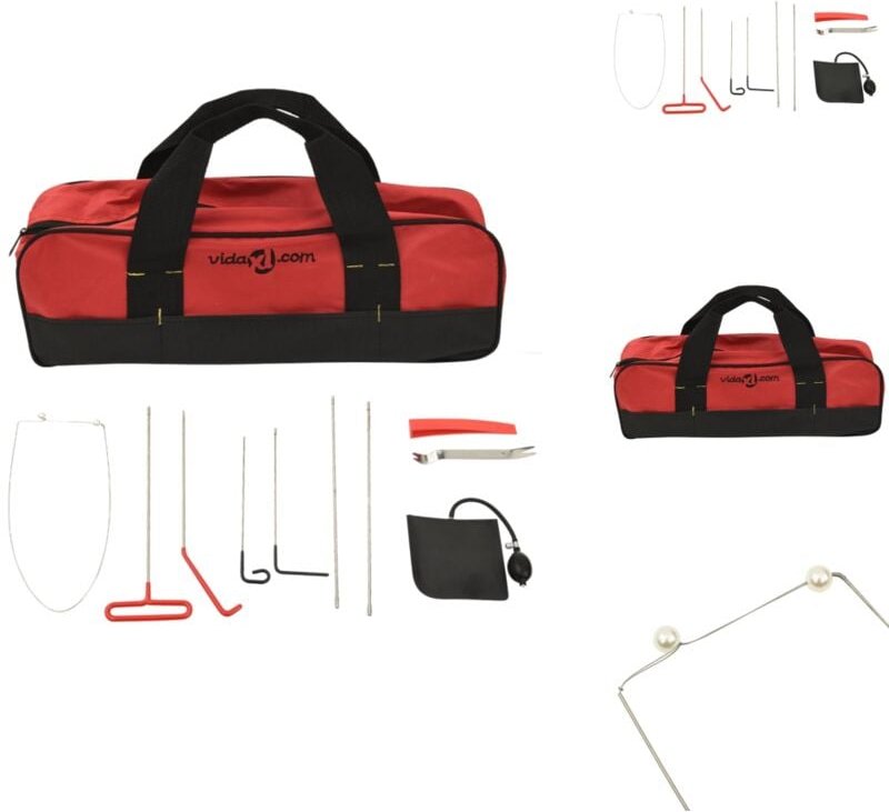 11-tlg. Universal-Auto-Türöffner-Satz - Autotüröffner - Türöffnungssatz - Notfallautoausstattung - Fahrzeugwerkzeug - Au...