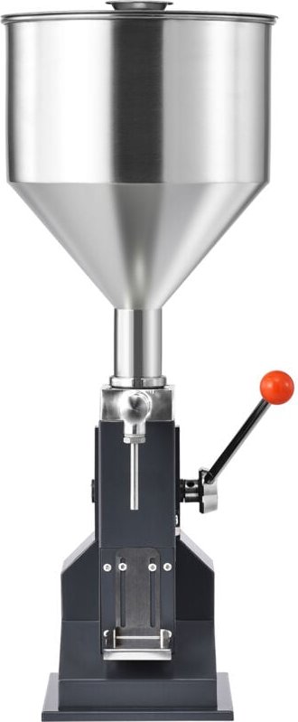 Manuelle Pasten-Flüssigkeitsabfüllmaschine, einstellbarer Flaschenfüller für 5 – 50 ml. Flüssigkeitsfüller aus Edelstahl...