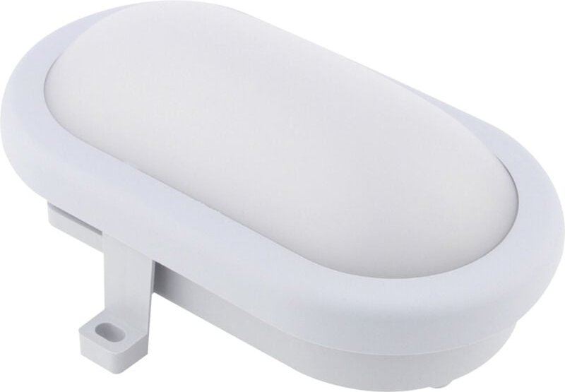 Led Ovalleuchte 12 w grau, 16,5 x 11,5 cm, ip 54 Lampen