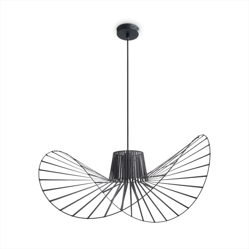 Paco Home LED Pendelleuchte Wohnzimmer Esszimmer Schlafzimmer Hängellampe Modern Stylisch Pendelleuchte - Schwarz, Schwa...