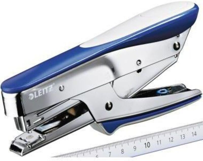 Heftzange No. 10 fest/lösbar 15 Bl. (80 g/m²) Metall/Kunststoff water