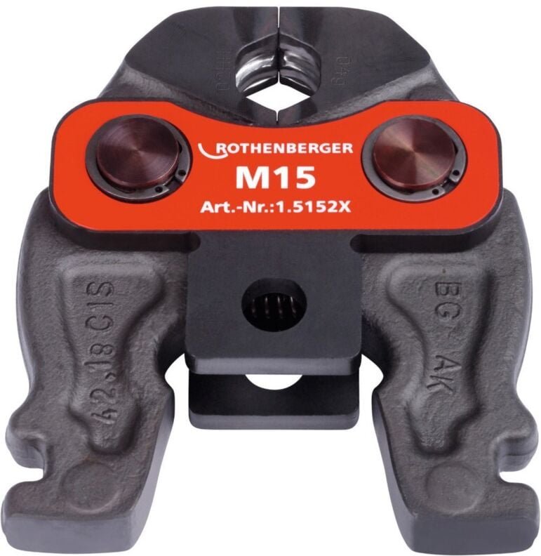 ROTHENBERGER Pressbacken Set, Compact, M, 15-18-22-28mm - 1000002804