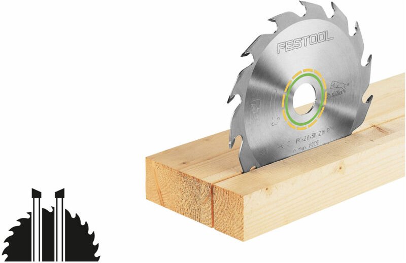 Kreissägeblatt hw 190x2,6 ff PW16 wood rip cut - Festool