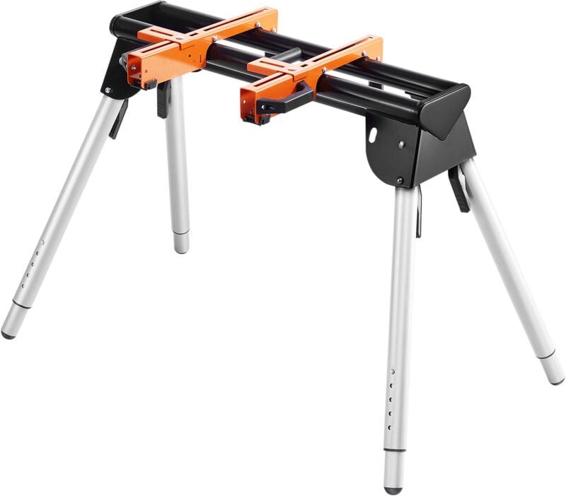 Gehrungssägenständer 150 kg Tragkraft Stahlständer für Gehrungssägen mit einteiligen Montageklammern 73,91–83,56 cm eins...