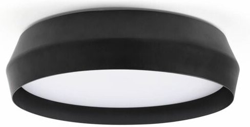 Faro Shoku 350 Schwarz, schwarze Wand-/Deckenleuchte 24W 2700K