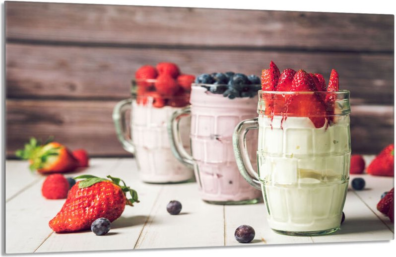 Glasschutzplatte für den Herd 80x52 Dessert