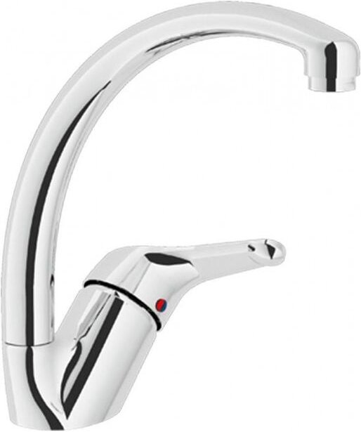 Waschtischeinhebelmischer aus verchromtem Messing - Hera