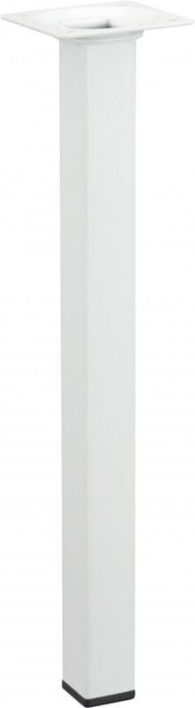 Tischbein Chipo sq eckig 25 x 25 mm Stahl 30 cm hoch weiss Tischfuß - Hettich