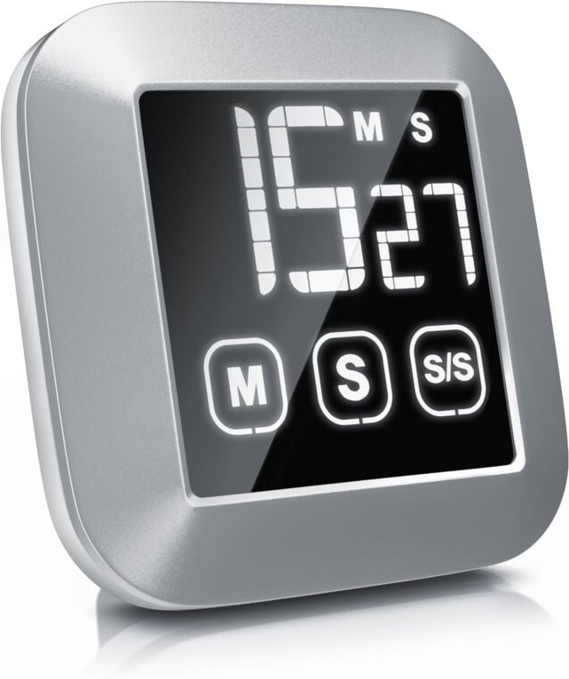 Bearware - Küchentimer digital - Küchenwecker Eieruhr - digital mit 3 x Touchbutton - lcd Display - Countdown und Countu...