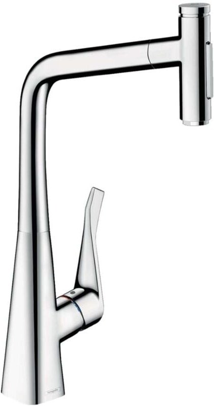 M71 - Spültischarmatur M7117-H320 mit ausziehbarer Geschirrbrause, sBOX, verchromt 73816000 - Hansgrohe